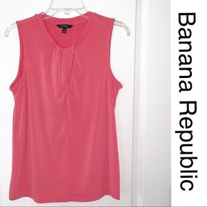 Banana Republic | Sleeveless Coral Blouse